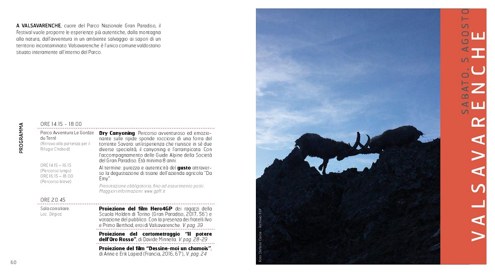Catalogo GPFF2017- VALSAVARENCHE-001 Catalogo GPFF 2017 VALSAVARENCHE