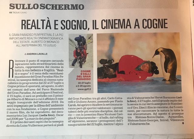 Realtà e sogno, il cinema a Cogne