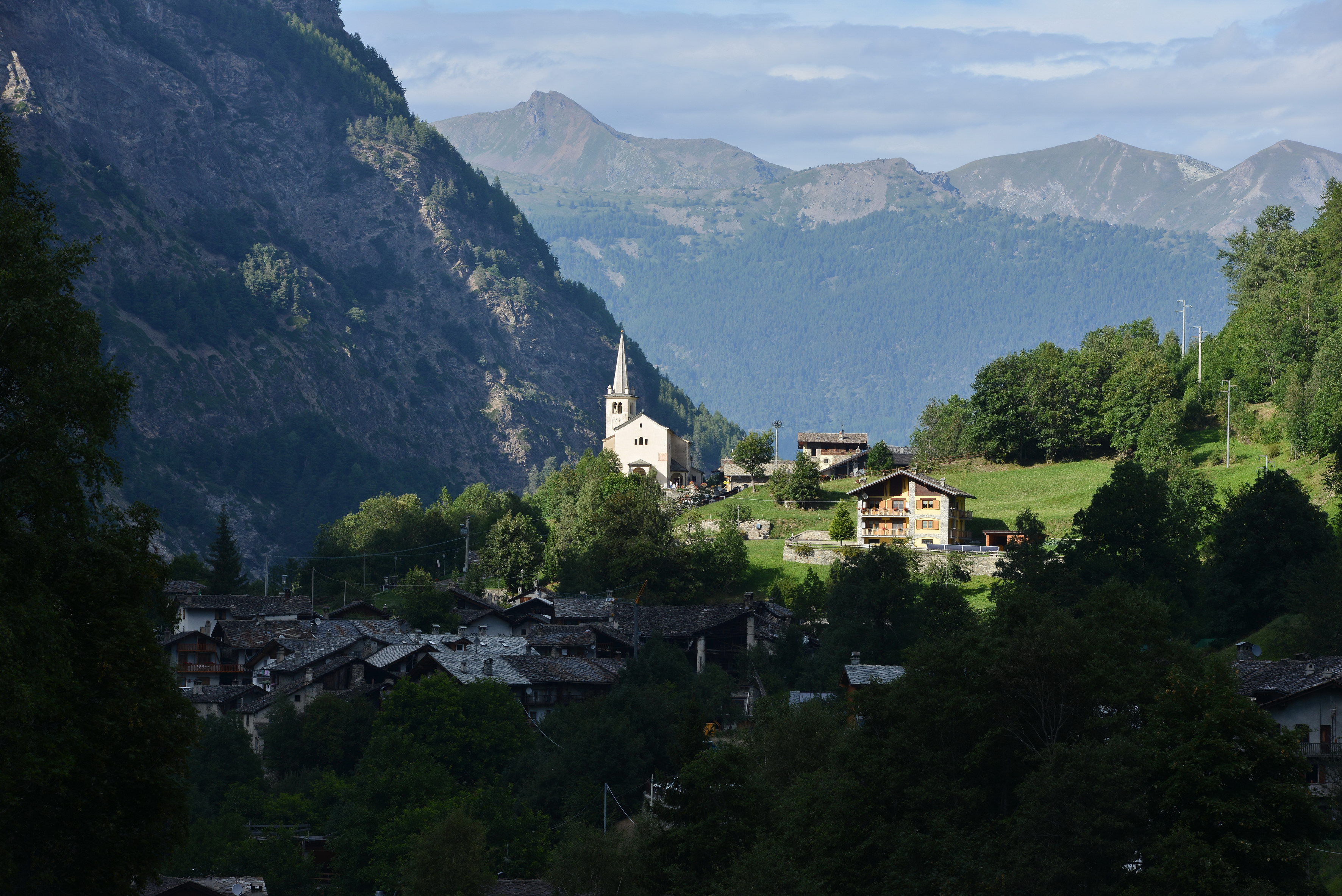 Veduta di Rhemes-Saint-Georges