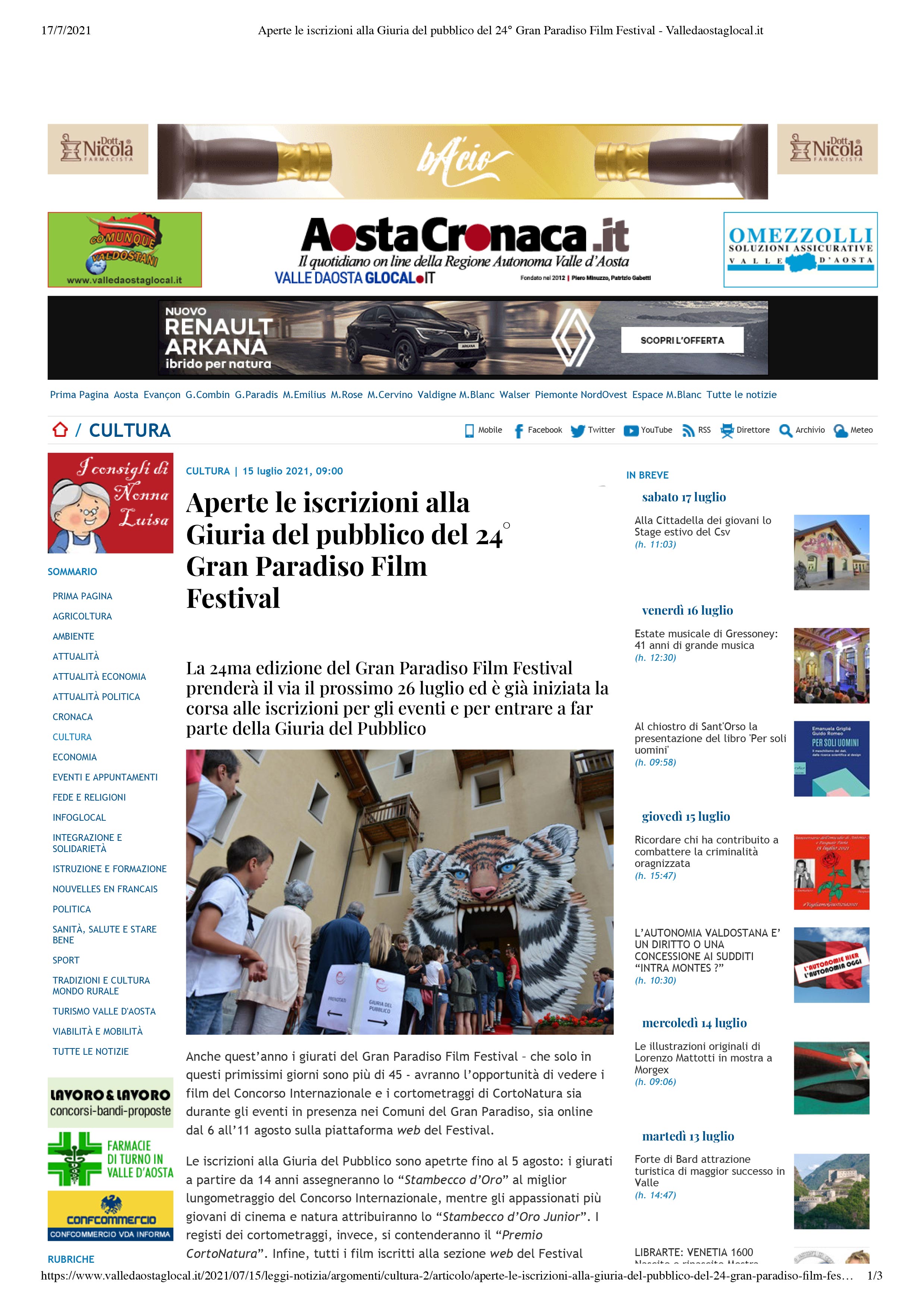 2021-07-15_AperteleiscrizioniallaGiuriadelpubblico-del-24°-Gran-Paradiso-Film-Festival - Valledaostaglocal.it-1