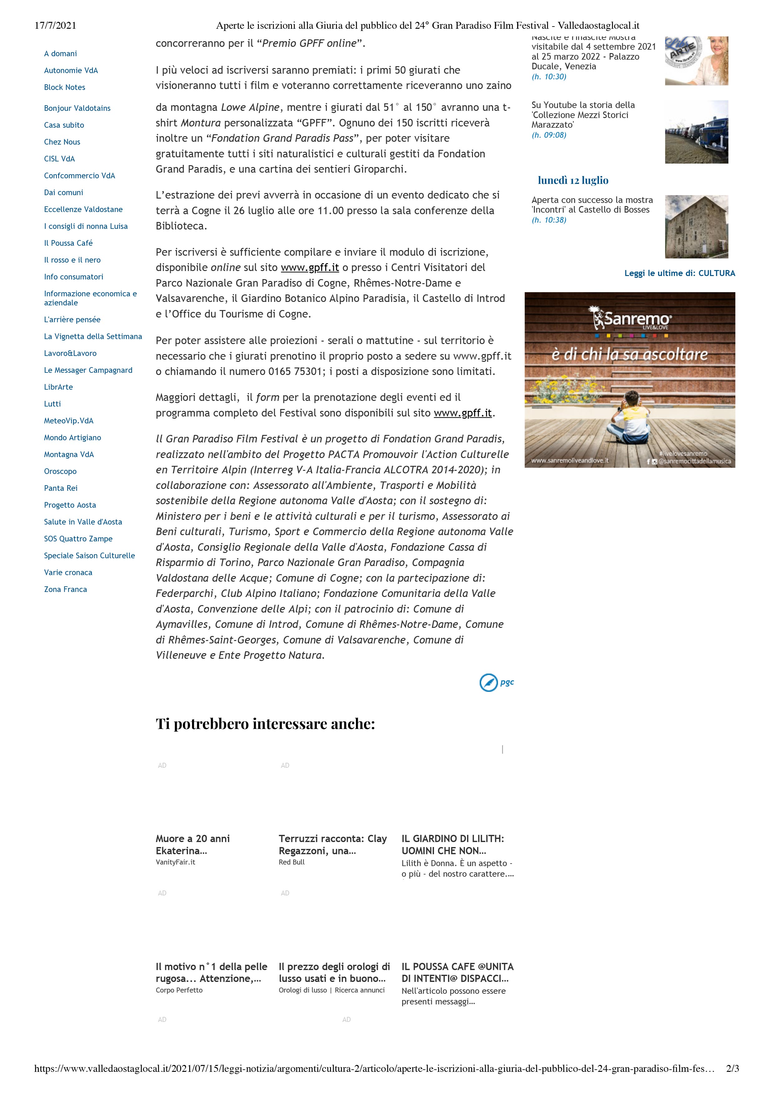2021-07-15_AperteleiscrizioniallaGiuriadelpubblico-del-24°-Gran-Paradiso-Film-Festival - Valledaostaglocal.it-2